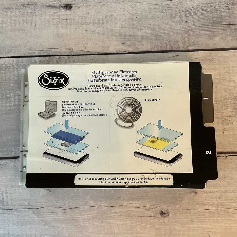 Sizzix Multipurpose Platform Big Kick Big Shot Die Cut Embossing